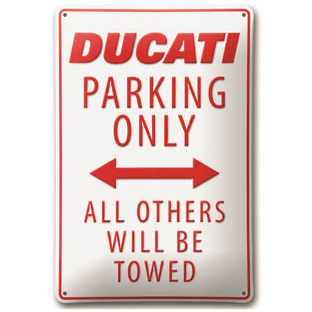 Ducati parkirni znak
