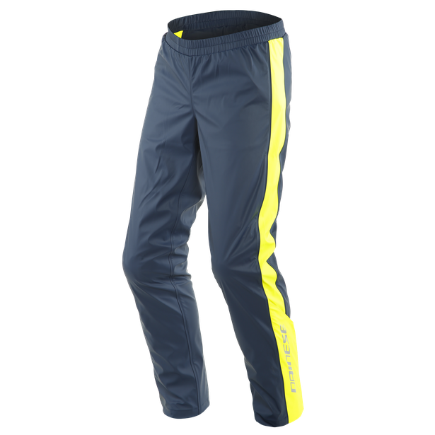 Dainese dežne motoristične hlače STORM 2 Unisex Črna/Rumena 2XS
