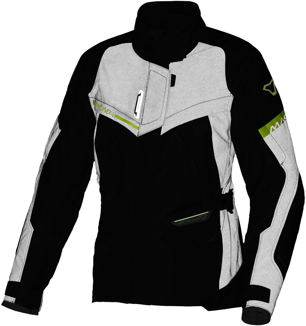 Macna ženska motoristična jakna MUNDIAL NightEye