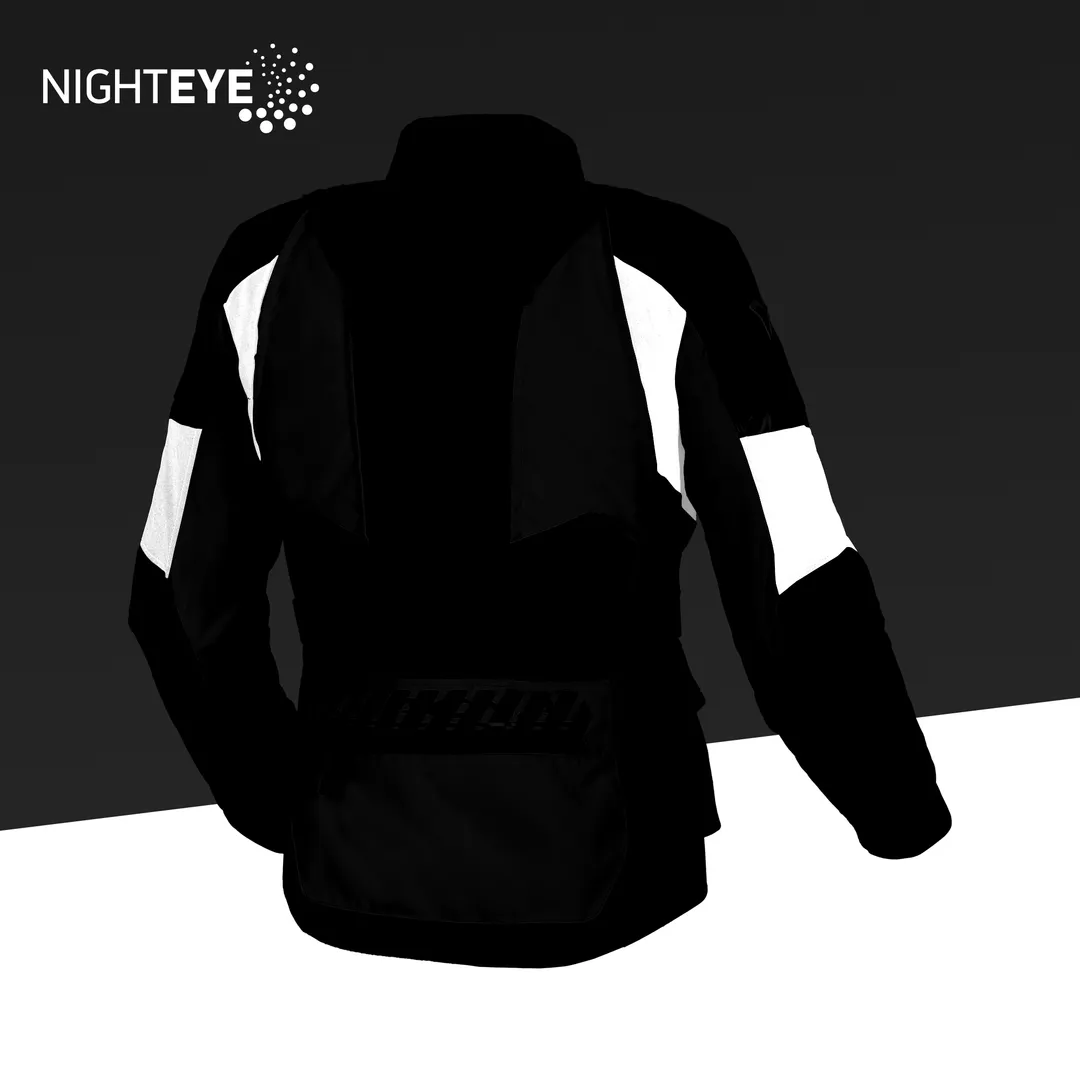 Macna ženska motoristična jakna DOMANE Raintex NightEye