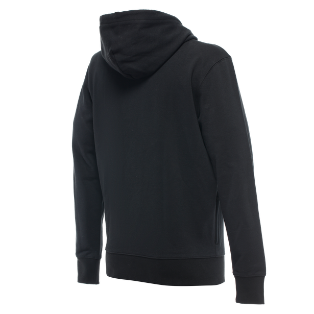 Dainese m. pulover Hoodie LOGO Črna/Bela 2XL