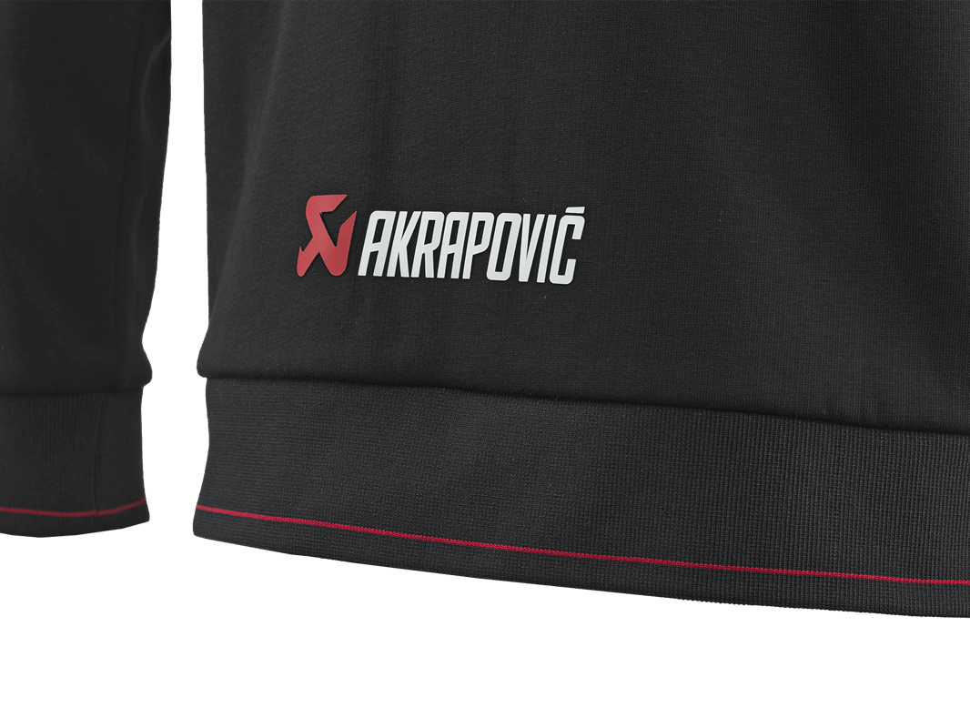 Akrapovič m. jopa CORPO s kapuco Črna 3XL
