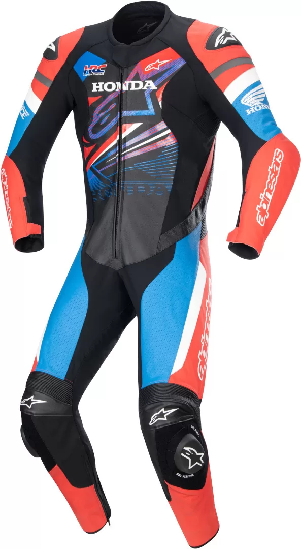 Alpinestars m. motoristični kombinezon GP FORCE HONDA 1D Črna/Rdeča/Modra 56