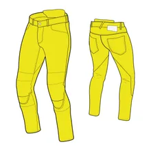 Macna ženske motoristične hlače COUNTERA Jeans