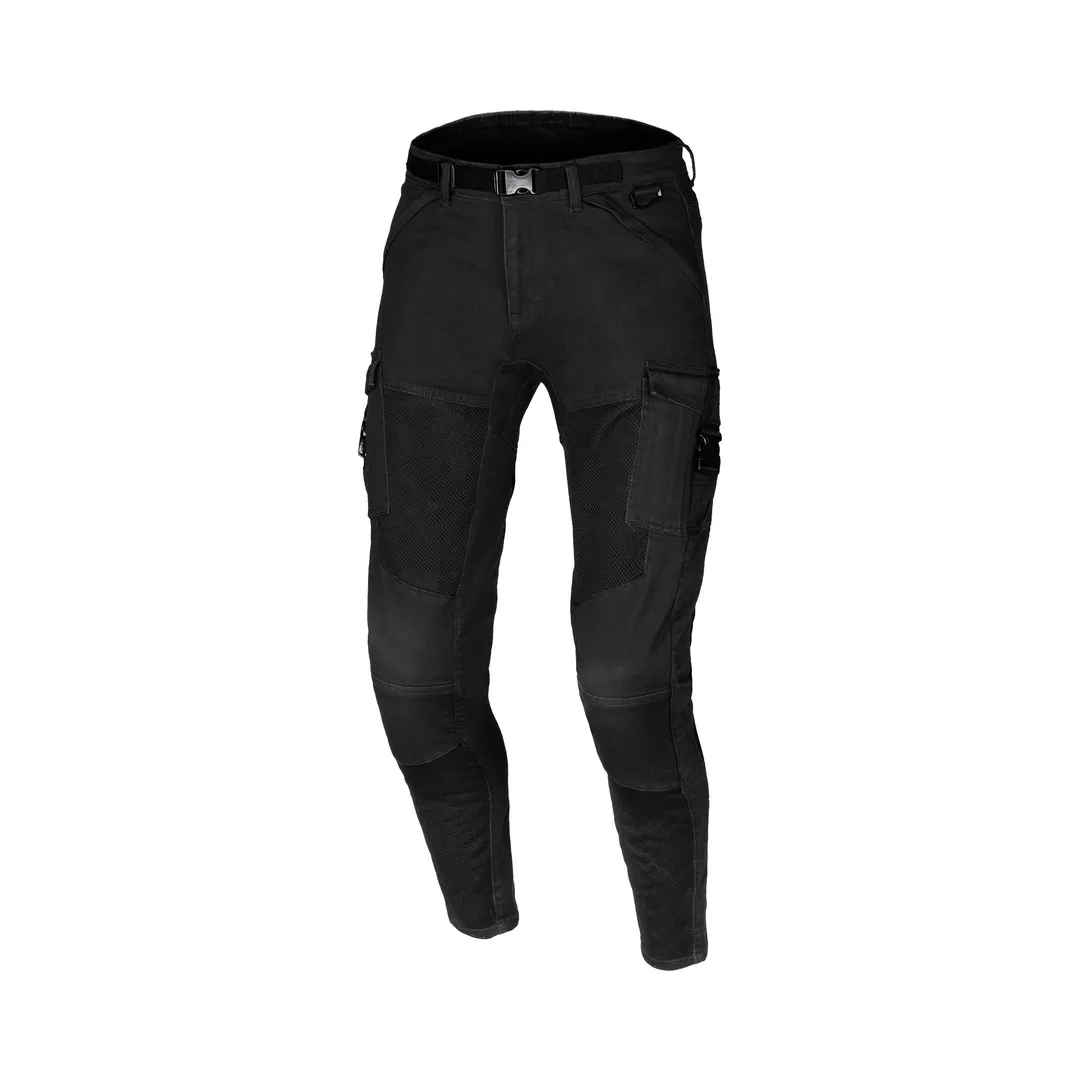 Macna m. motoristične hlače BOMBAR Air Aramid Črna/Aramid Siva 36
