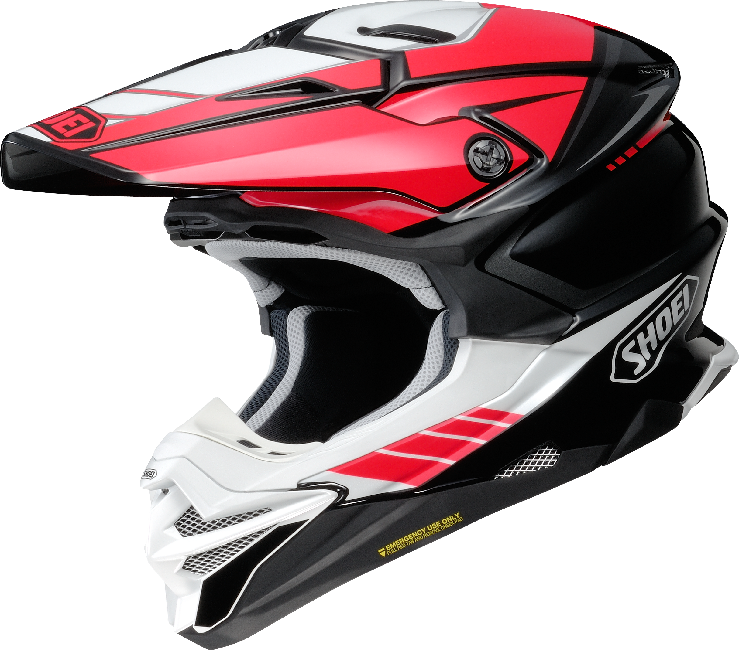 SHOEI crossover motoristična čelada VFX-WR 06 Jammer TC-1 Črna/Rdeča/Bela XL