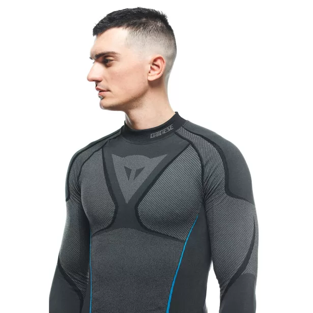 Dainese m. motoristično perilo majica DRY Long Sleeve Črna/Modra XL/XXL