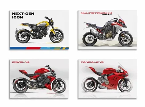 Ducati set razglednic SKETCHES