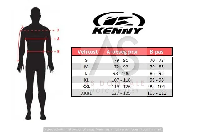 Honda Kenny m. T-Shirt CORE 24 Modra/Bela XL