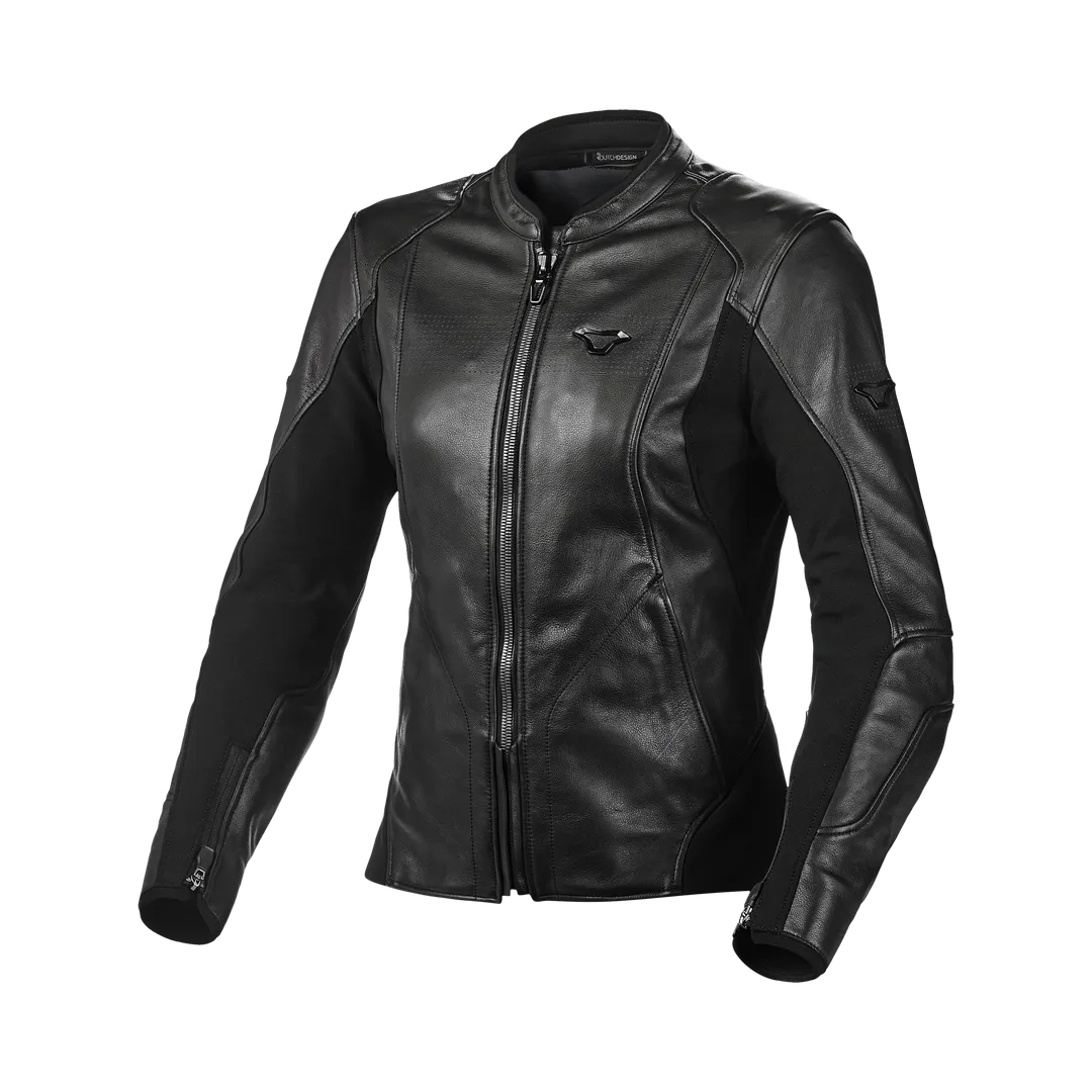 Macna ženska usnjena motoristična jakna TEQUILLA