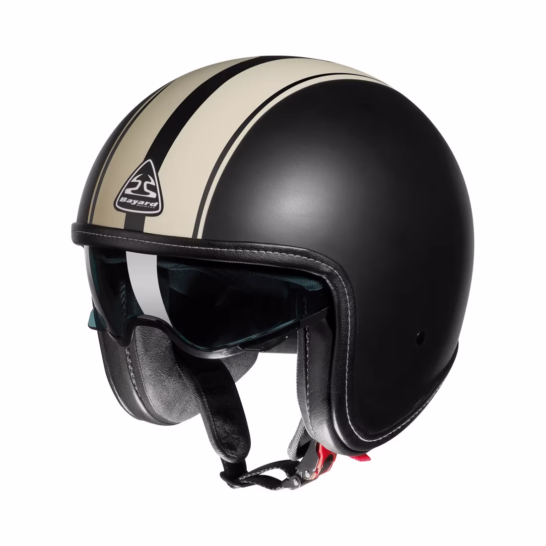 Bayard jet motoristična čelada XP-18 S V2 Črna/Beige 2XL