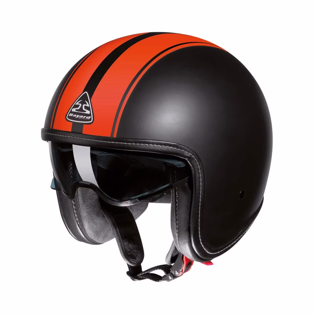 Bayard jet motoristična čelada XP-18 S V2 Črna/Oranžna L