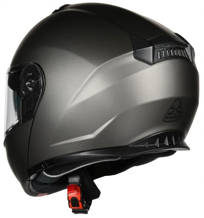 Bayard preklopna motoristična čelada FP-29 S GEMINI Siva Mat 2XL