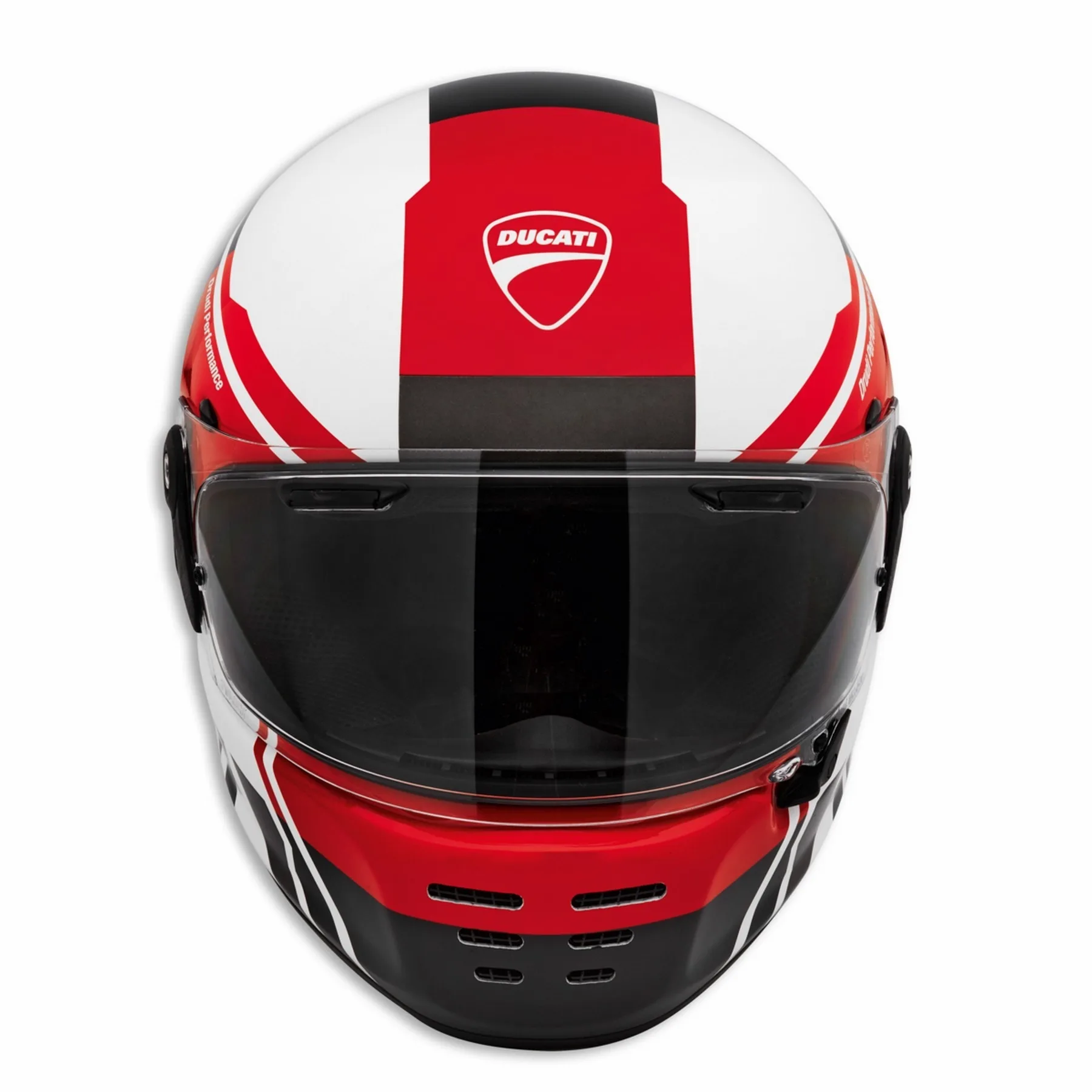 Ducati integralna motoristična čelada THEME V2 ECE Rdeča/Črna/Bela S