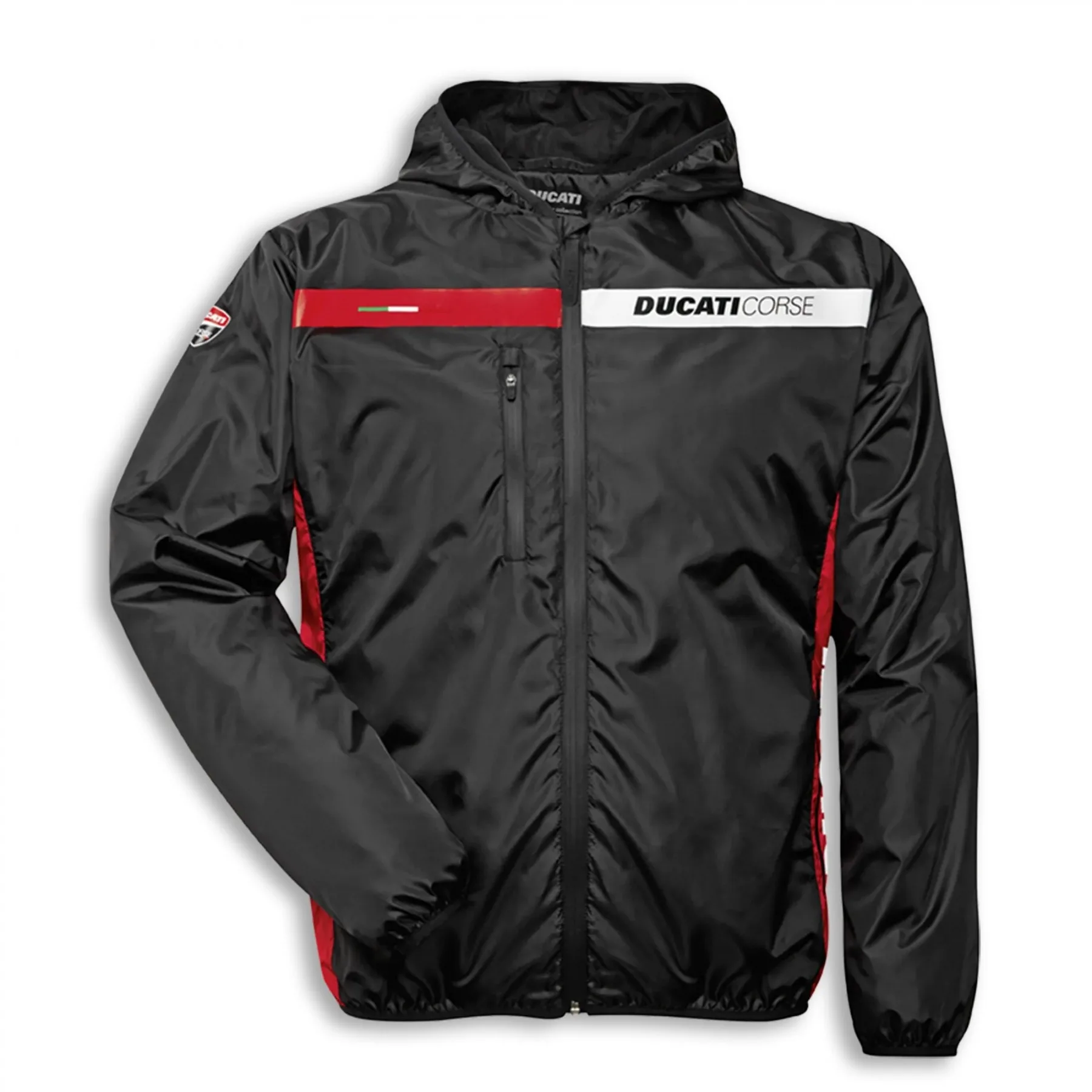 Ducati m. jakna WINDBRAKER CORSE THRILL 2.0 Črna/Rdeča/Bela 3XL