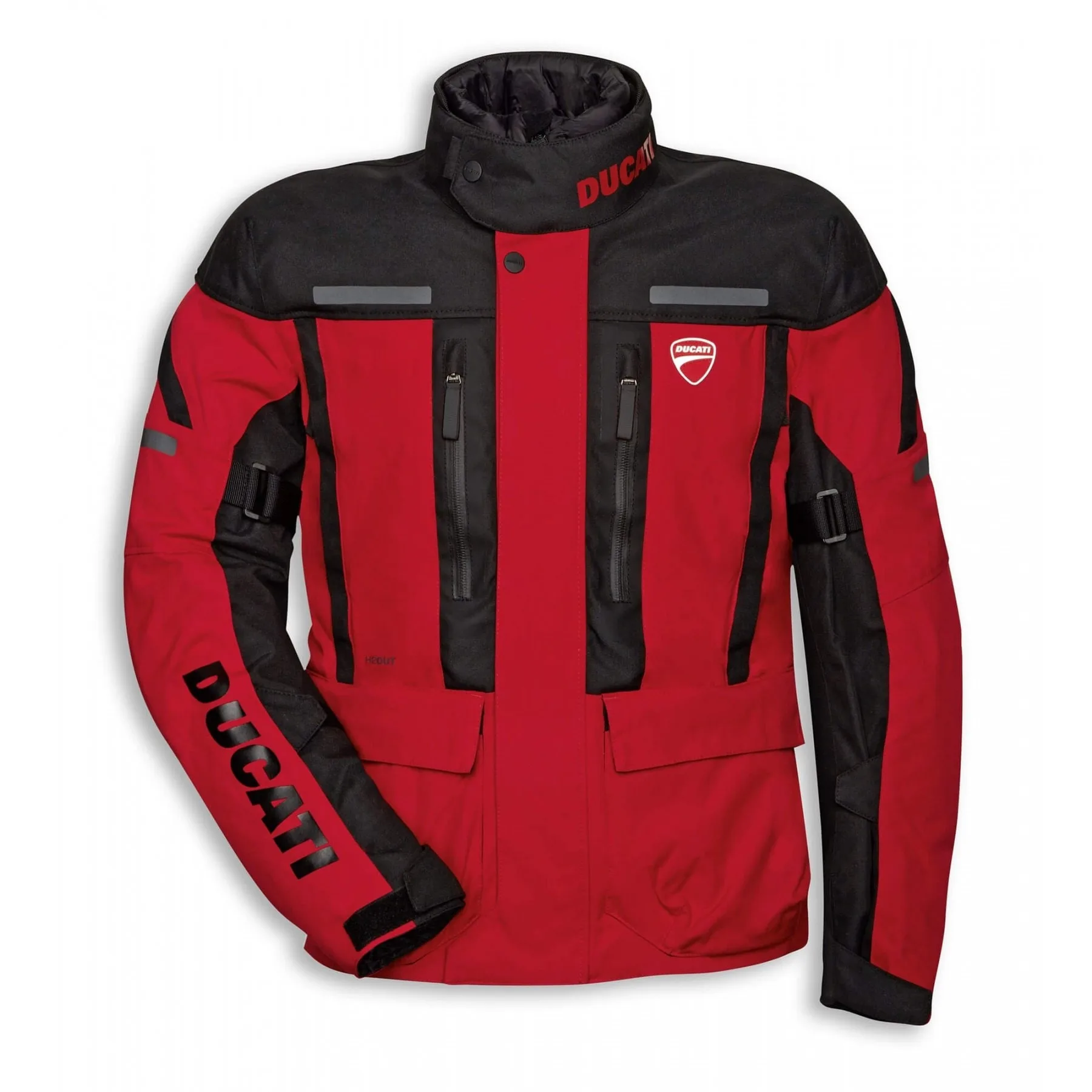 Ducati m. motoristična jakna TOUR C4 Tex Rdeča/Črna 3XL