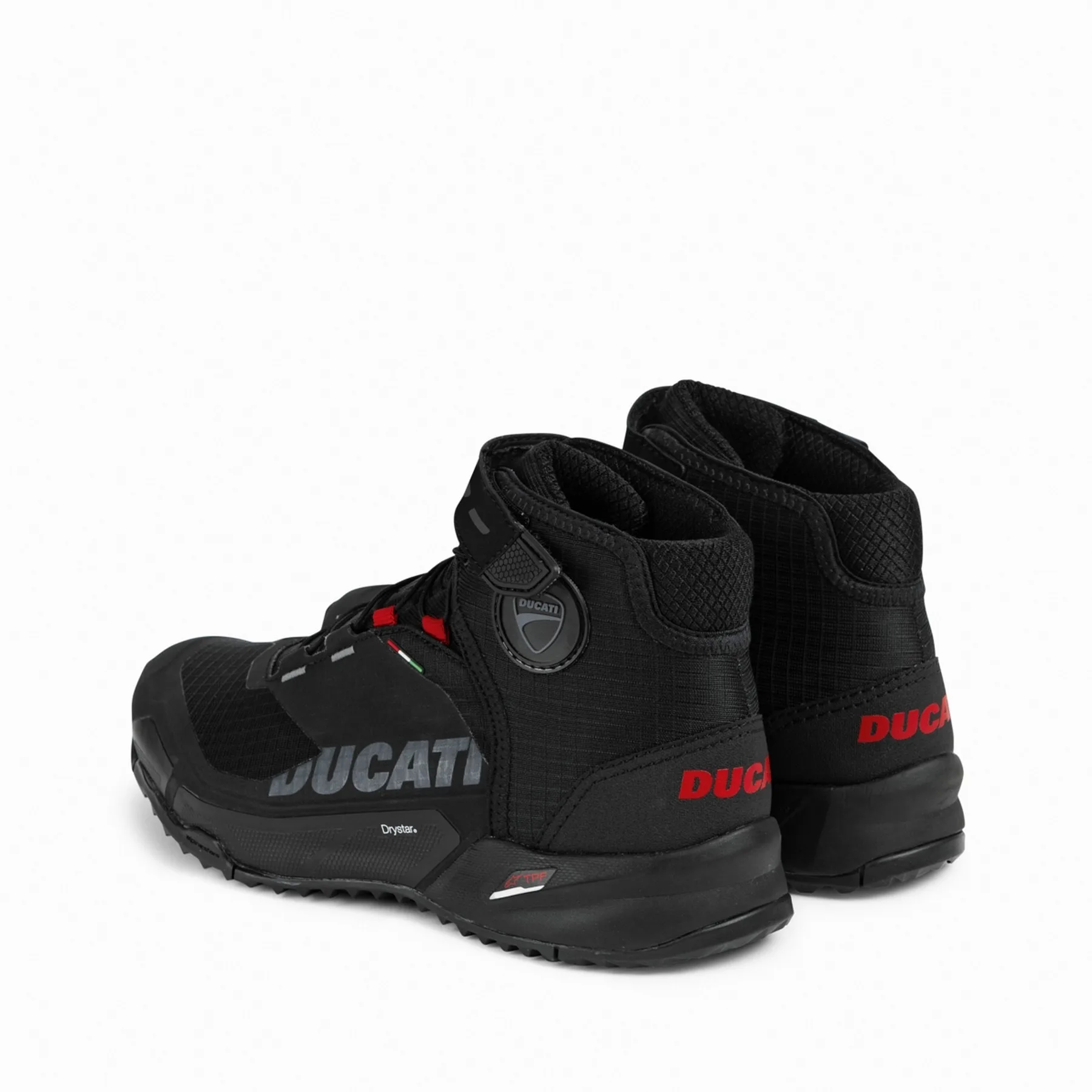 Ducati m. motoristični čevlji CITY Črna/Siva/Rdeča 40,5