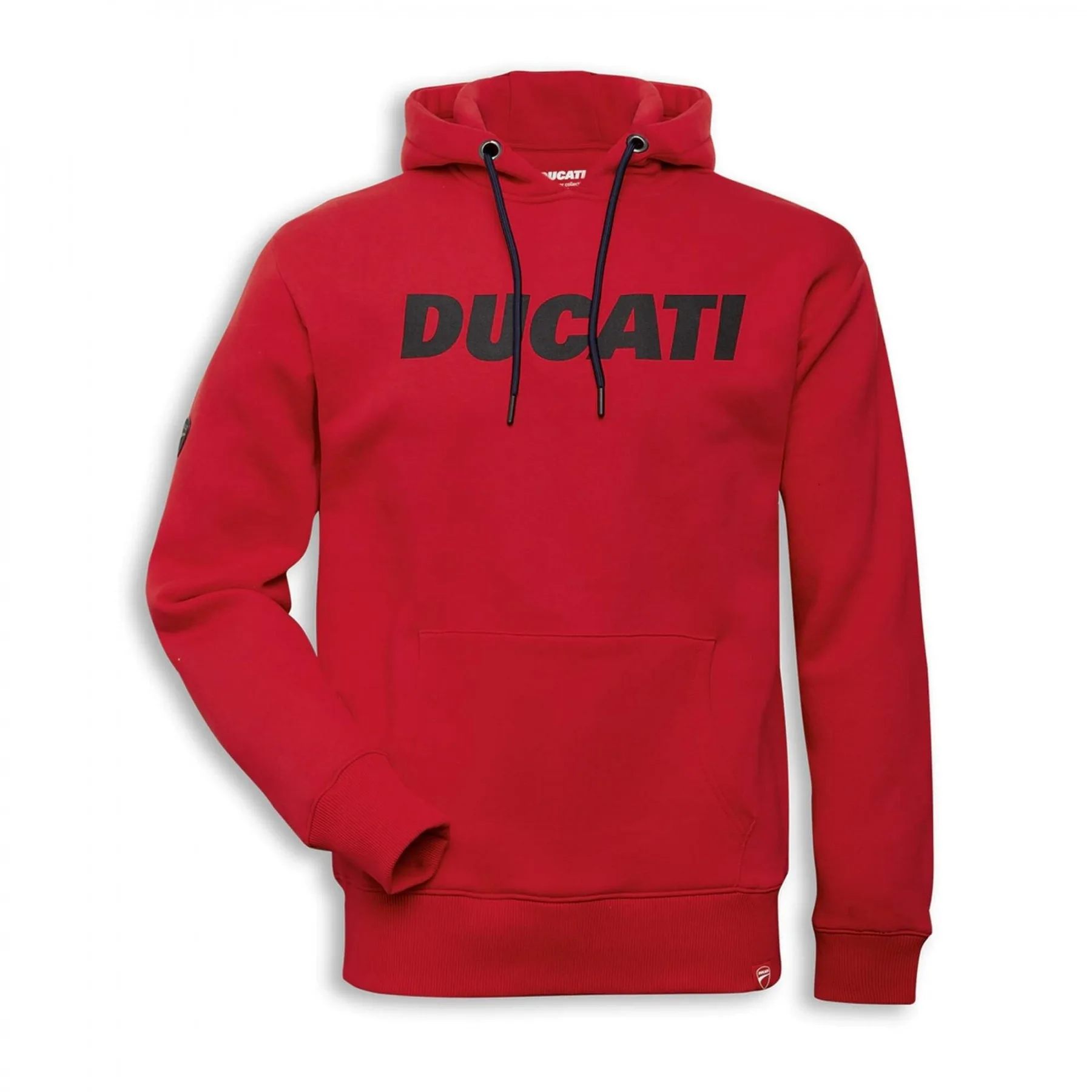 Ducati m. pulover s kapuco LOGO Rdeča/Črna XS