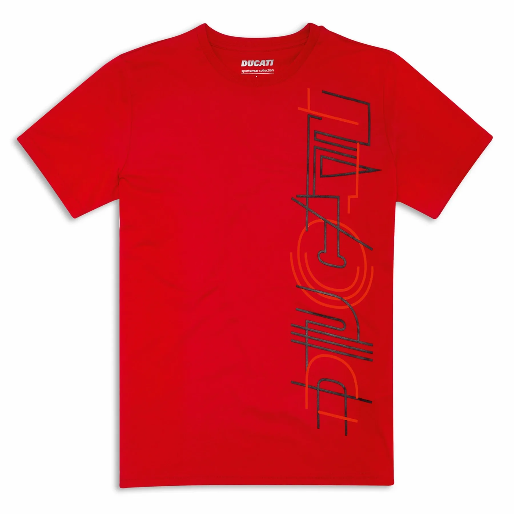 Ducati m. T-shirt SKYLINE Rdeča XL