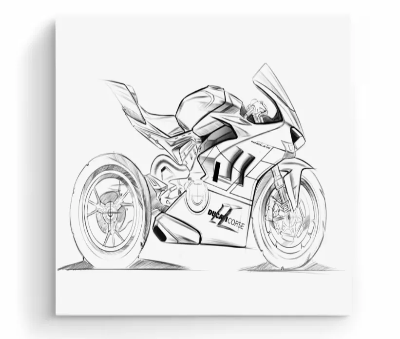 Ducati original Sketch DUCATI BIKE
