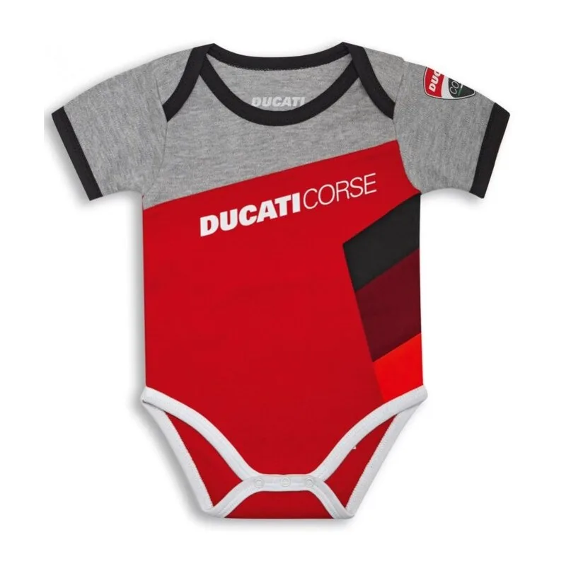 Ducati otroški pajac CORSE SPORT set 2/1 Siva/Rdeča/Bela 12M
