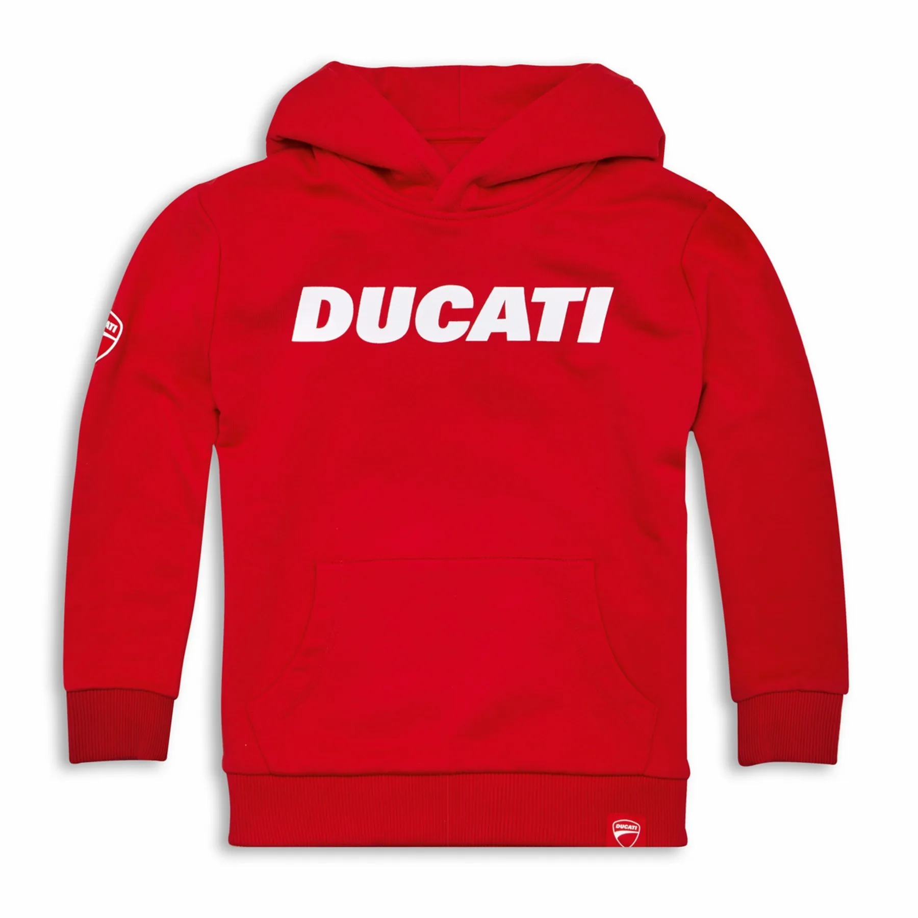 Ducati otroški pulover SWEATSHIRT DUCATIANA s kapuco Rdeča 8-10
