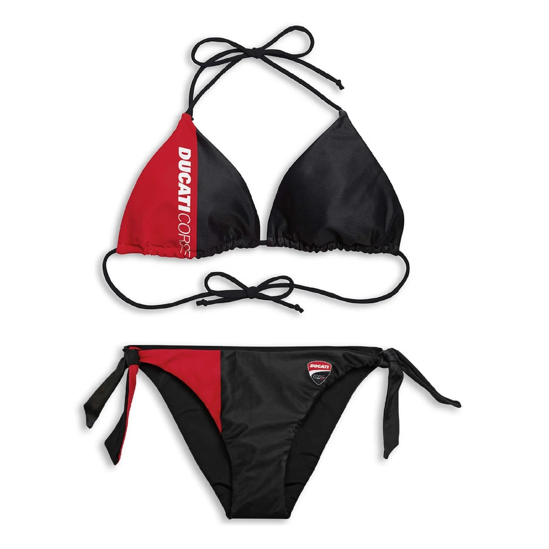 Ducati ž. kopalke bikini CORSE RACE SS21 Črna/Rdeča XL