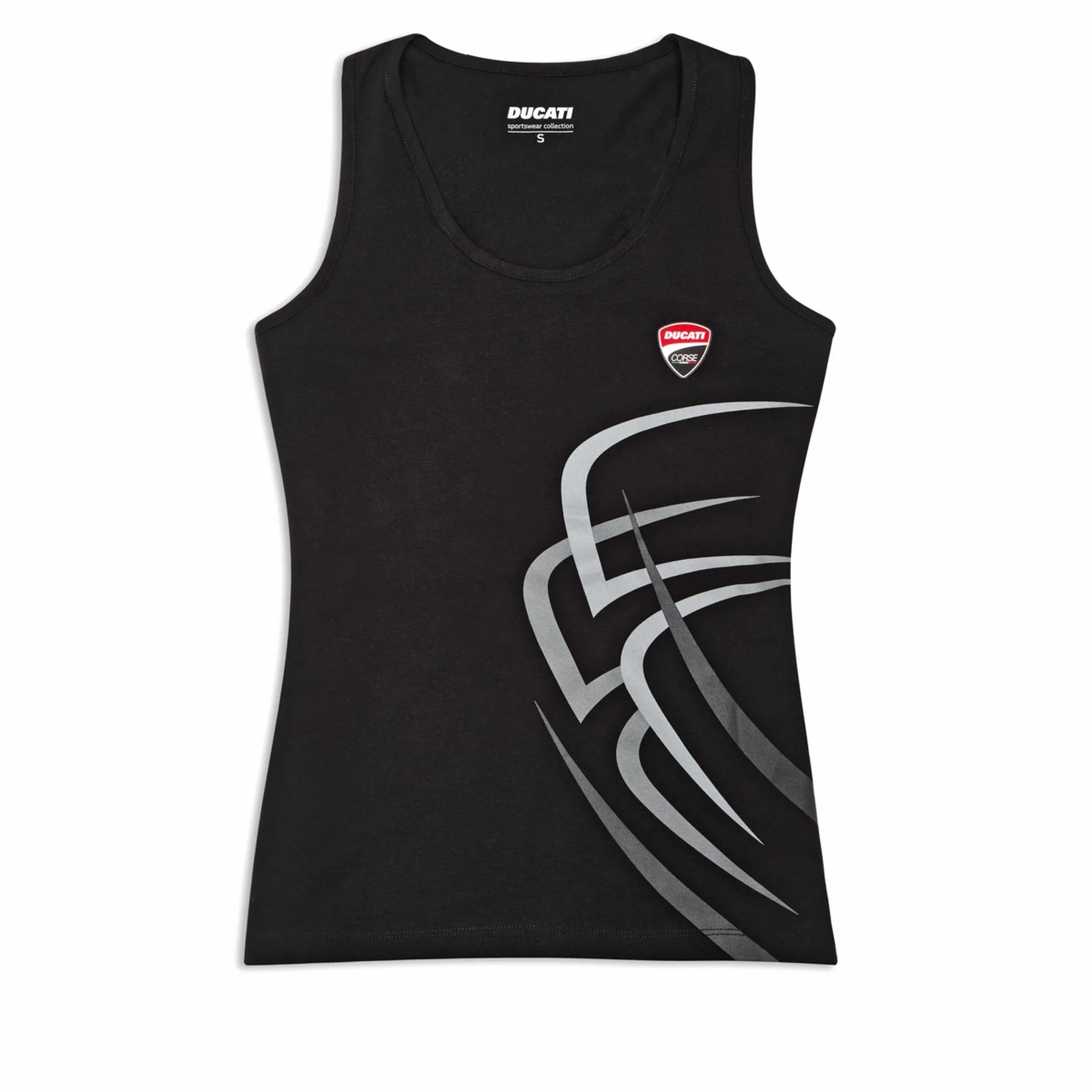 Ducati ž. TANK-top CORSE TONAL 2.0 Črna/Siva XL
