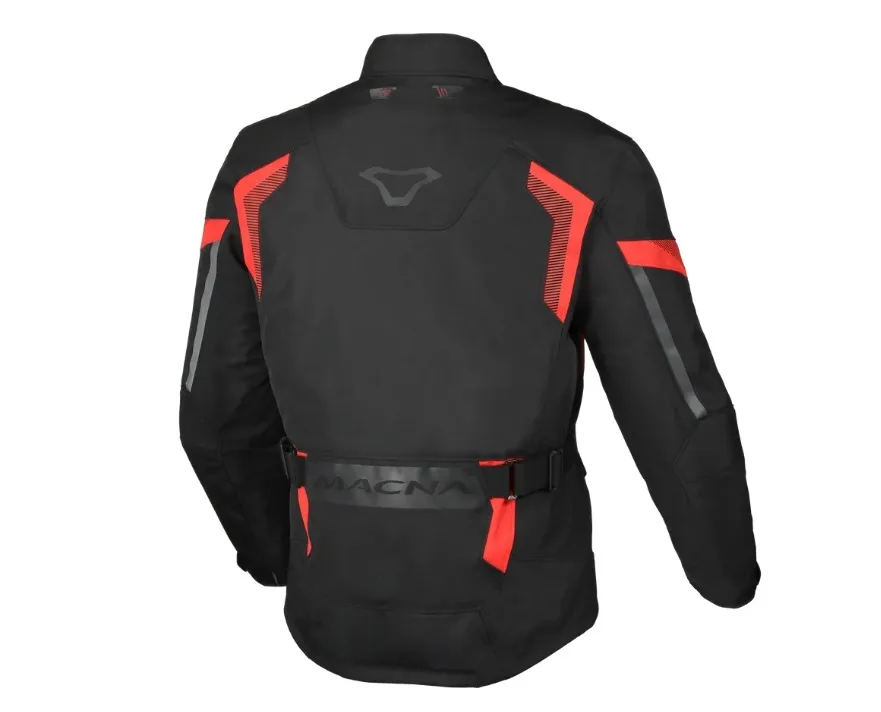 Macna m. motoristična jakna VAULTURE Raintex Črna/Rdeča S