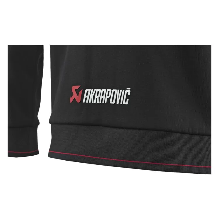 Akrapovič ž. jopa CORPO s kapuco Črna M