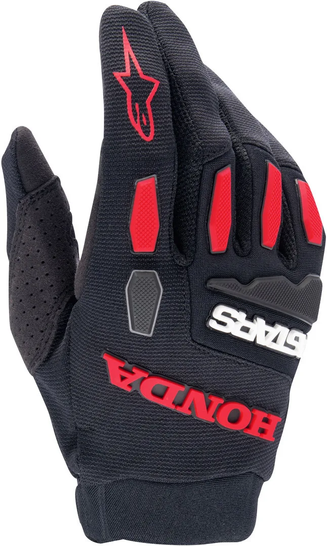Alpinestars m. motoristične rokavice HONDA FULL BORE Črna/Rdeča 2XL