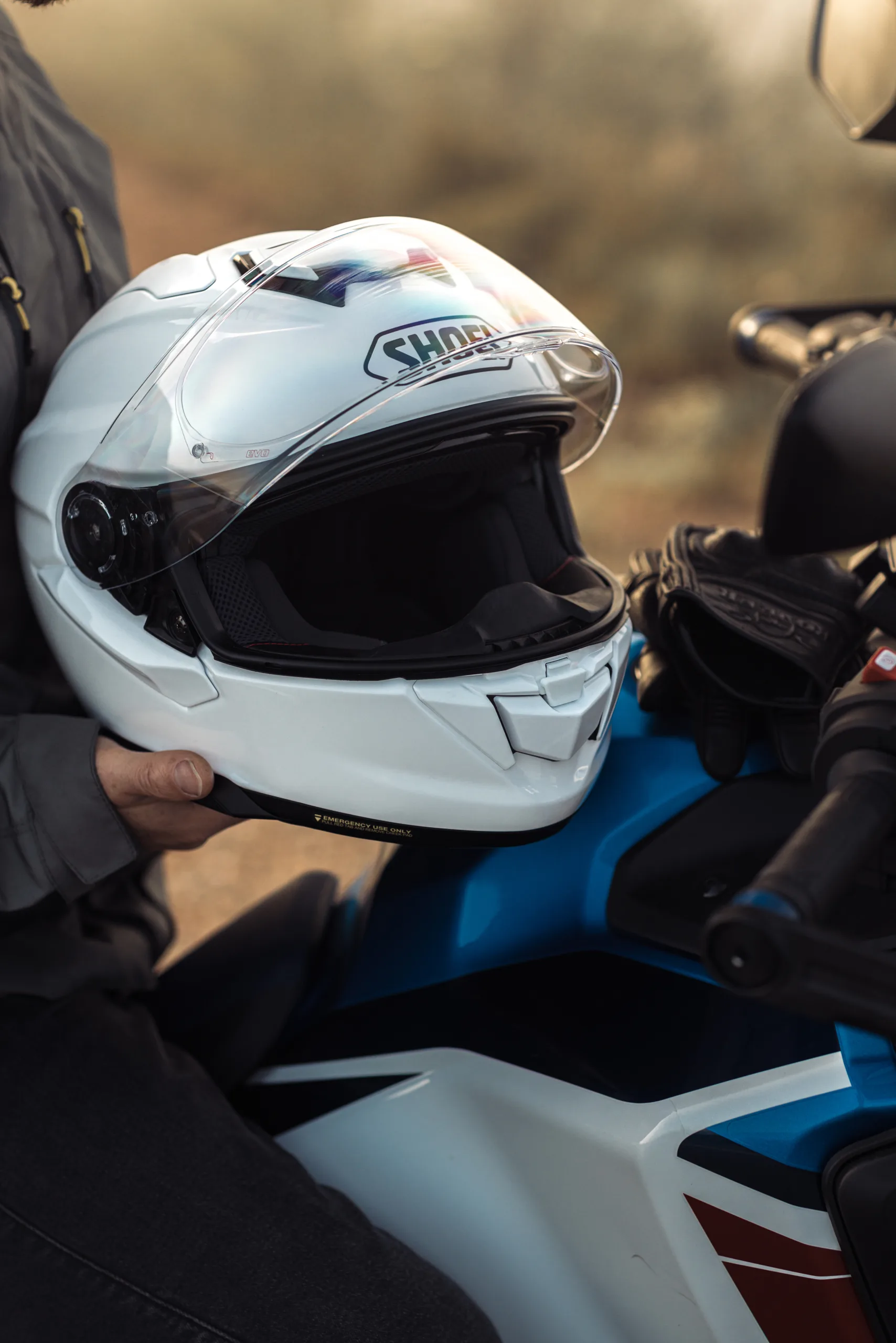SHOEI testna čelada GT-AIR 3 White Bela 2XL