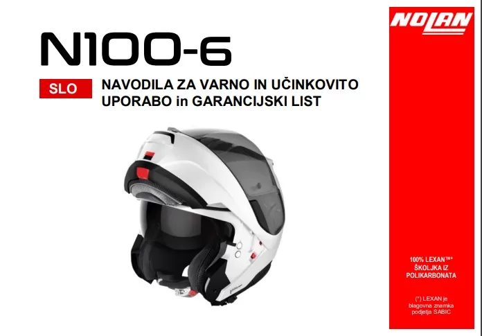 NOLAN N100-6 CLASSICO Motorradhelm - Modularhelm Gr. XL, ECE 22-06, 100% Made In Italy