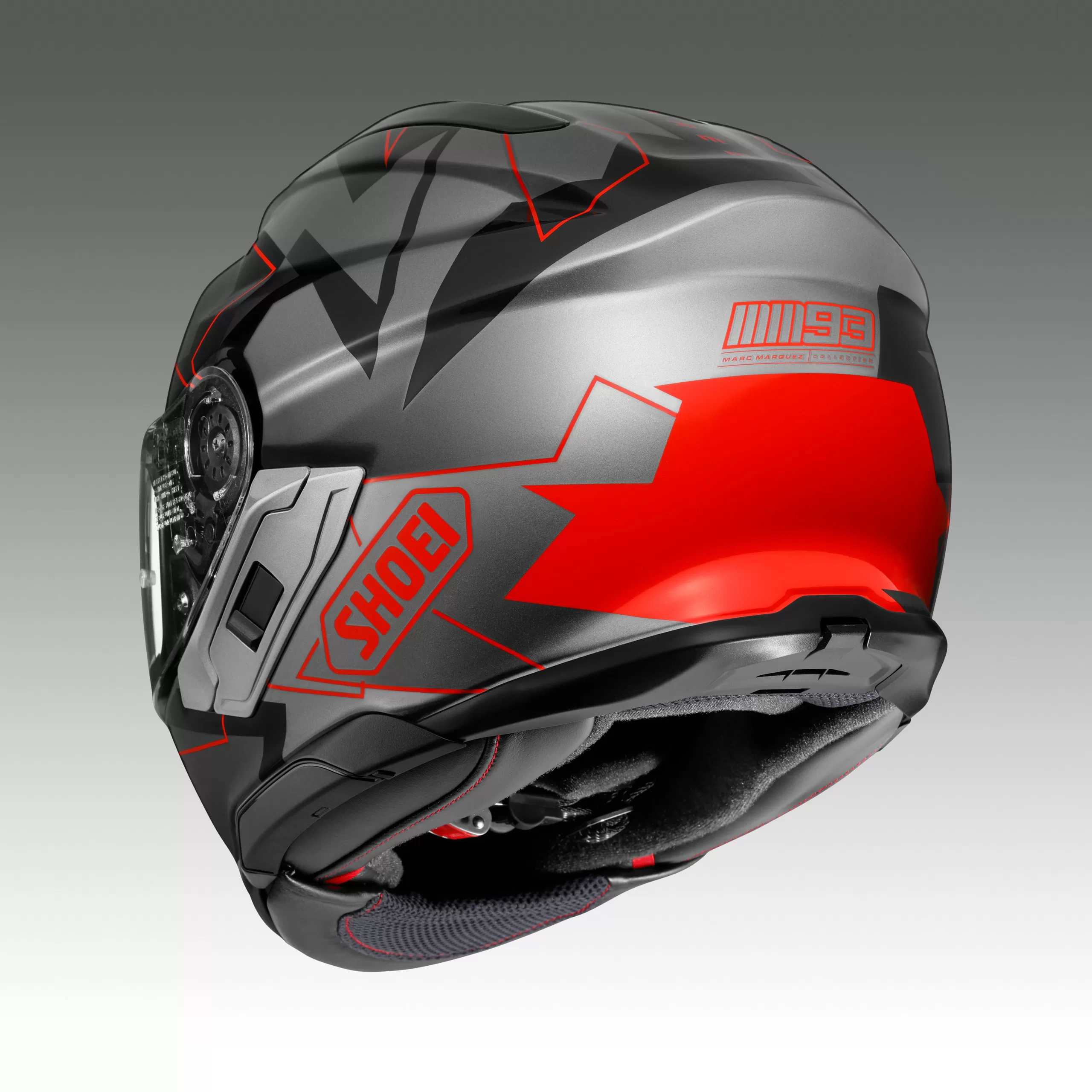 SHOEI integralna motoristična čelada GT-AIR 3 MM93 Coll.Grip TC-1 Siva Mat/Črna/Rdeča M