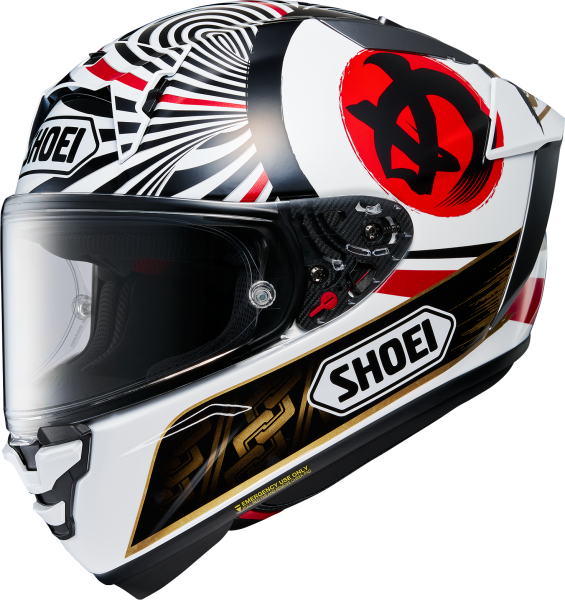 SHOEI integralna motoristična čelada X-SPR PRO Marquez Motegi 4 TC-1 Bela/Črna/Rdeča L
