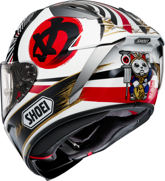 SHOEI integralna motoristična čelada X-SPR PRO Marquez Motegi 4 TC-1 Bela/Črna/Rdeča L