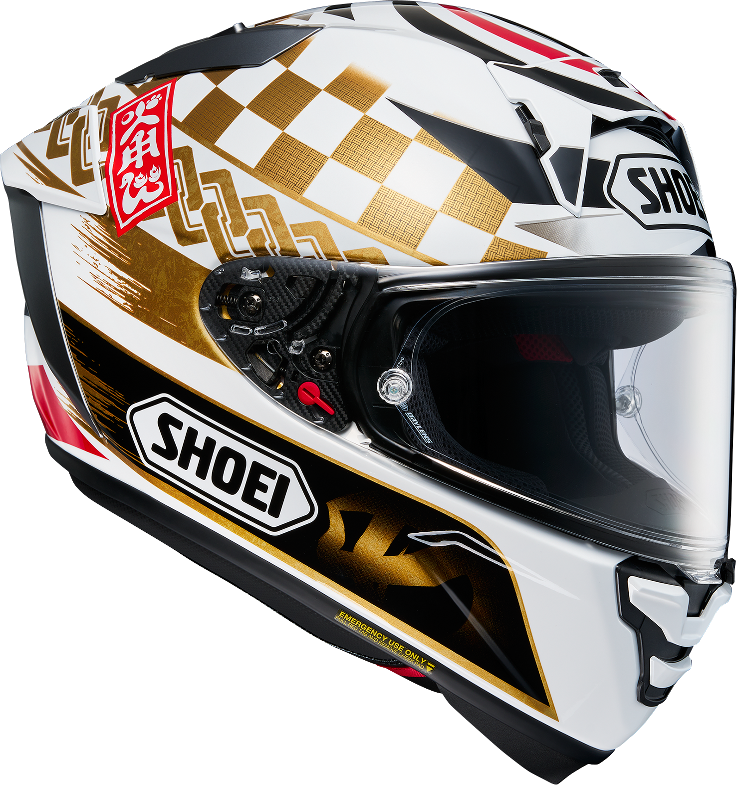 SHOEI integralna motoristična čelada X-SPR PRO Marquez Motegi 4 TC-1 Bela/Črna/Rdeča L