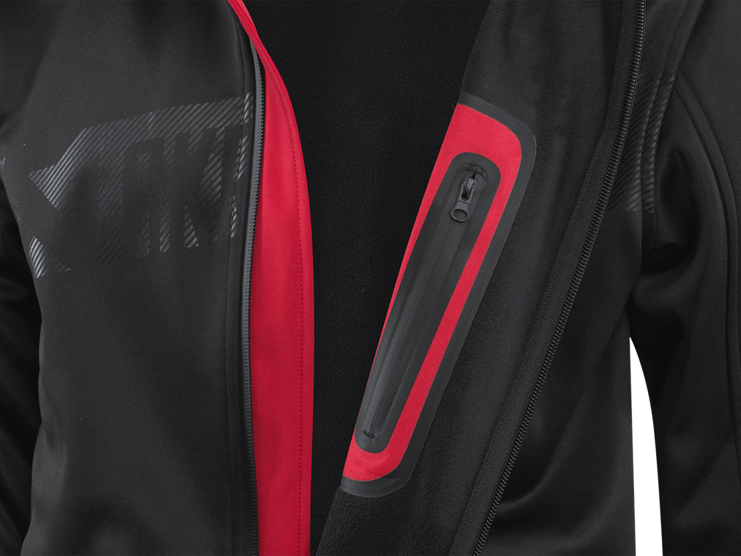 Akrapovič ž. Softshell jakna CORPO s kapuco Črna L