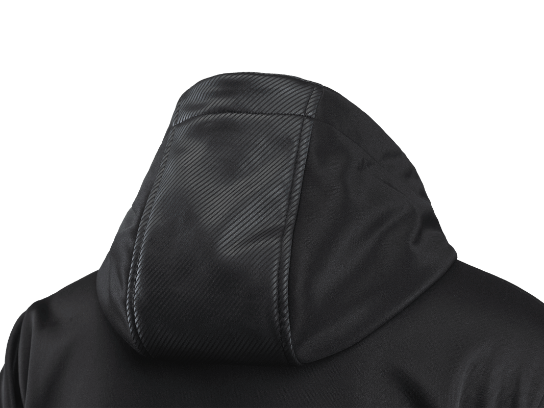 Akrapovič ž. Softshell jakna CORPO s kapuco Črna M