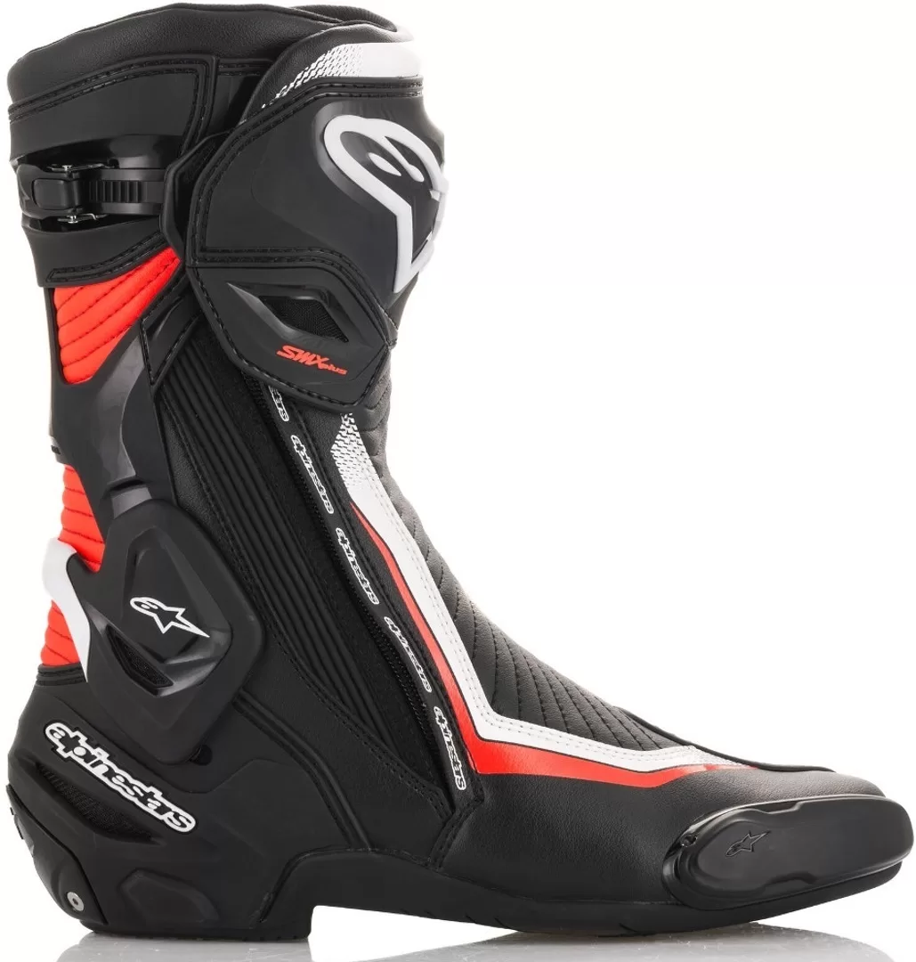 Alpinestars m. motoristični škornji SMX Plus V2 Črna/Bela/Rdeča Fluo 43