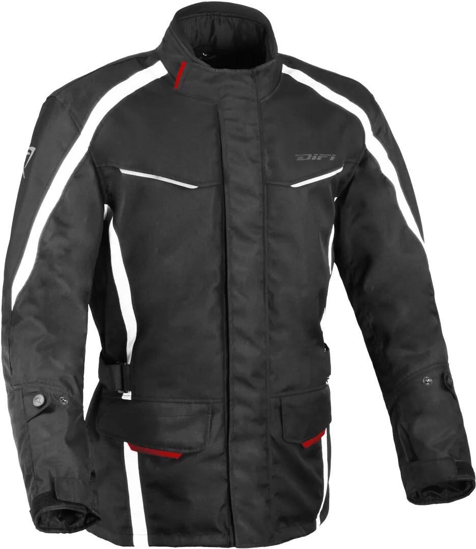 DIFI m. motoristična jakna CAGE AeroTex Črna/Bela 2XL