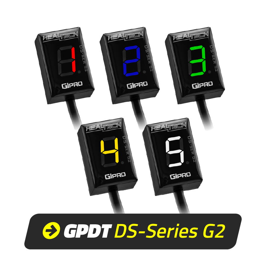 GIPRO prikazovalnik prestav GIpro DS-Series G2 (GPDT-H02) rdeč