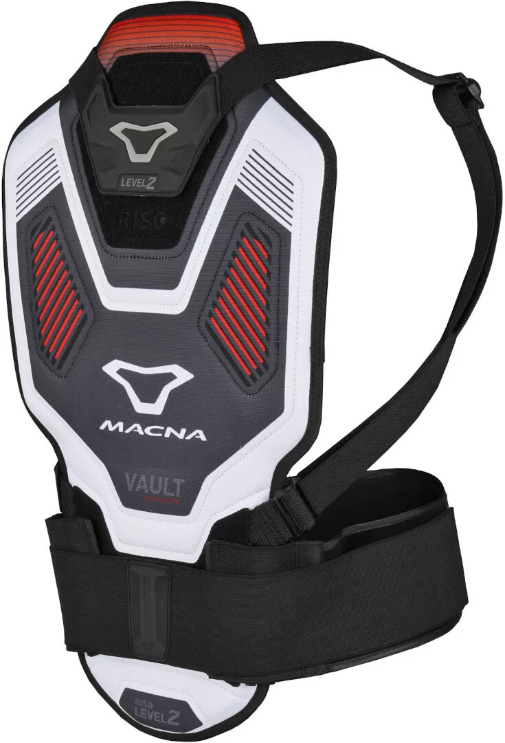Macna ščitnik za hrbet VAULT BACK PROTECT Črna/Rdeča/Bela L