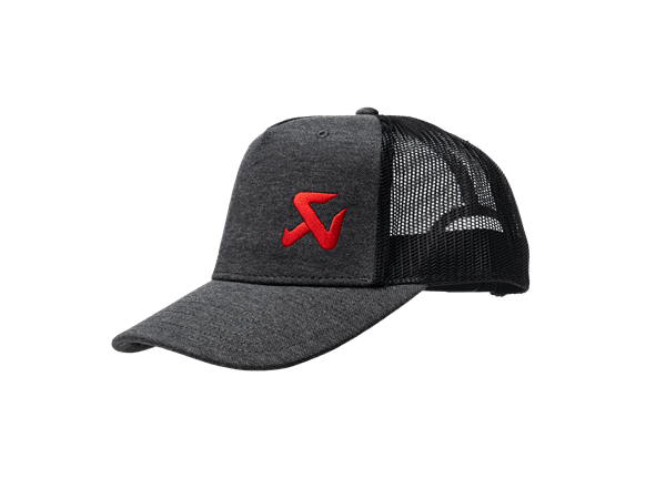 Akrapovič kapa TRUCKER logo Črna/Rdeča