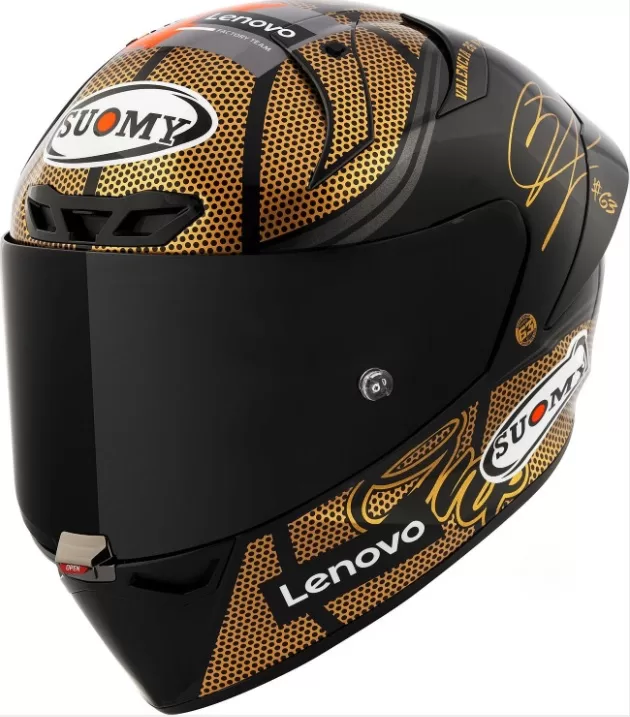 SUOMY integralna motoristična čelada S1-XR GP PECCO *63* MOTO GP CHAMPION 2023 Gold limited edition Zlata M