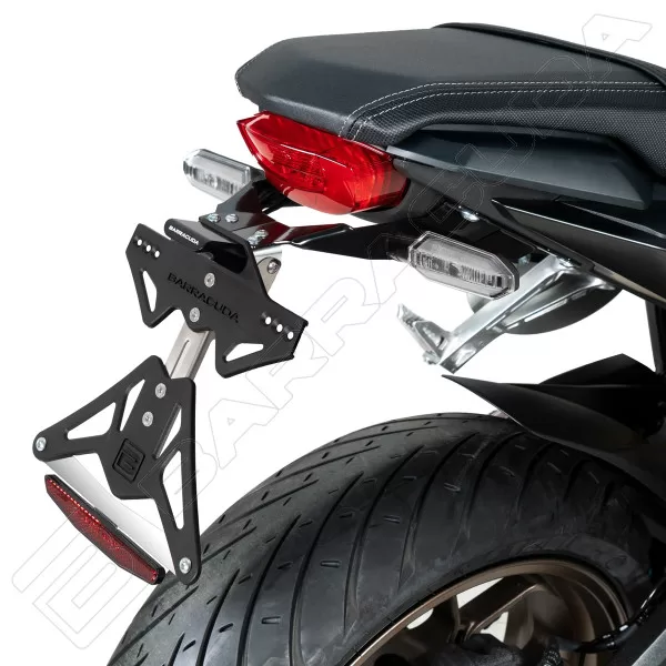 Barracuda nosilec tablice CB/CBR650R 21-23 Črna