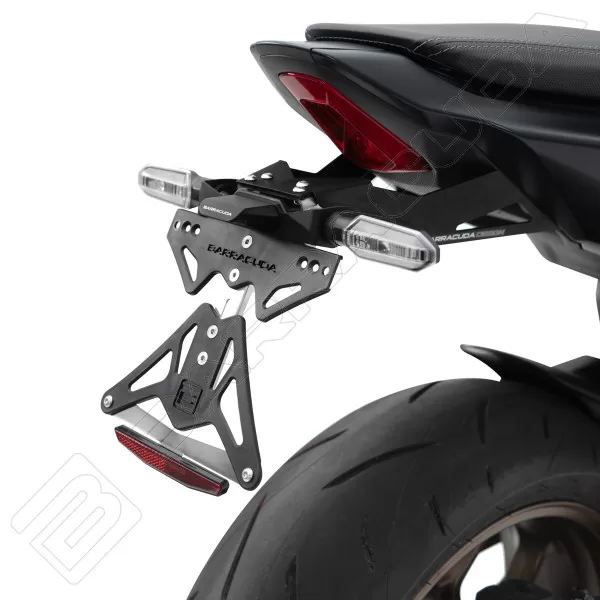 Barracuda nosilec tablice CB/CBR650R 24- Črna
