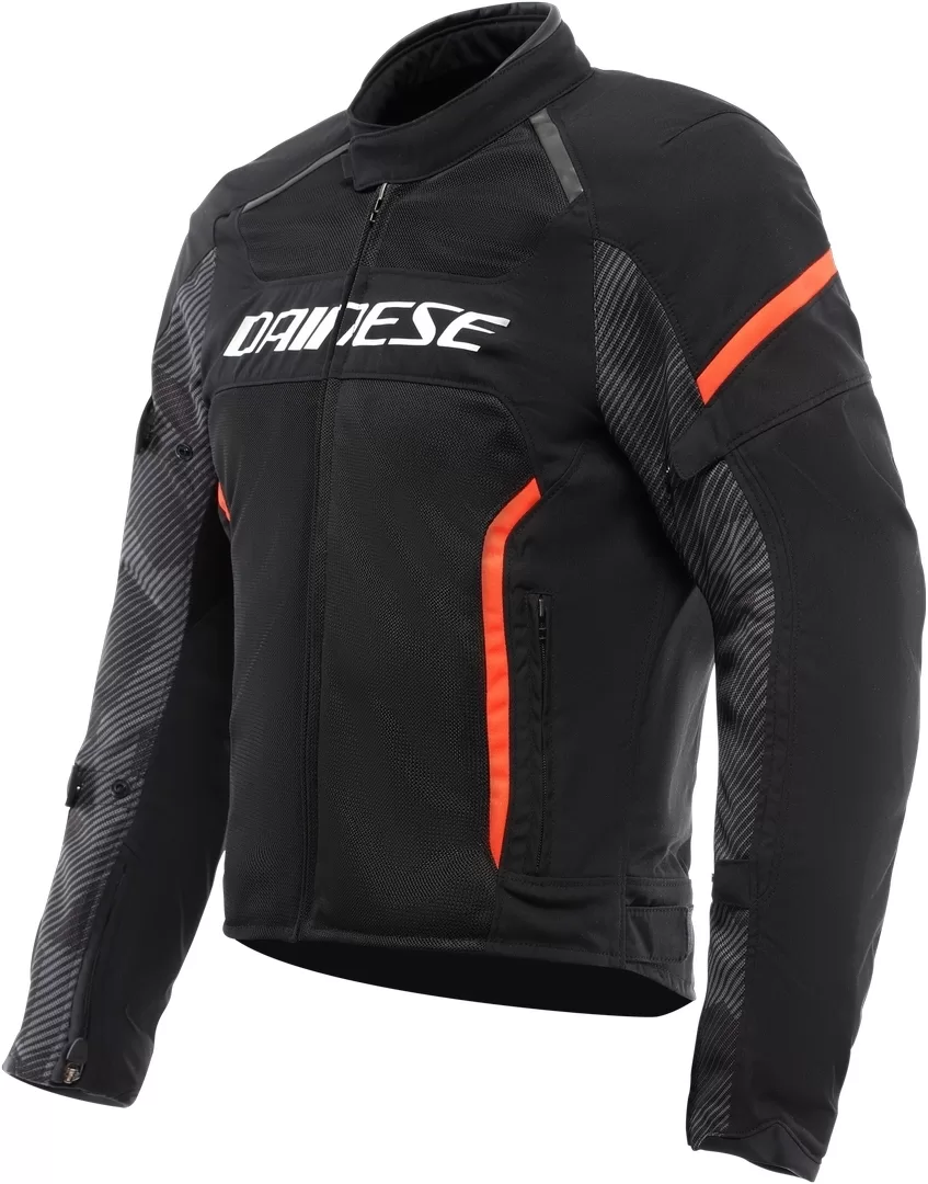 Dainese m. motoristična jakna AIR FRAME D3 Tex Črna/Črna/Rdeča Fluo 60