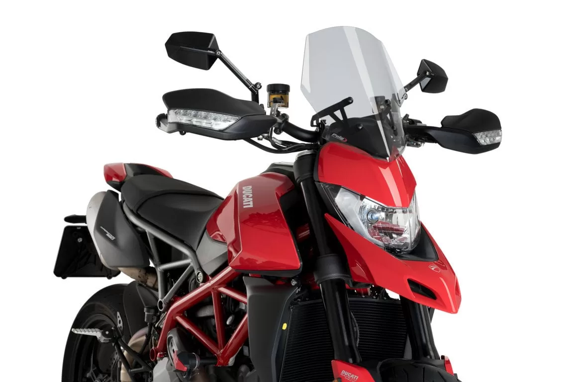 Puig vizir New Gen Sport DUCATI Hypermotard 950 RVE 2025 Dimno Siva-Smoke