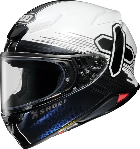 SHOEI integralna motoristična čelada NXR2 Ideograph TC-6 Bela/Črna/Modra 2XL